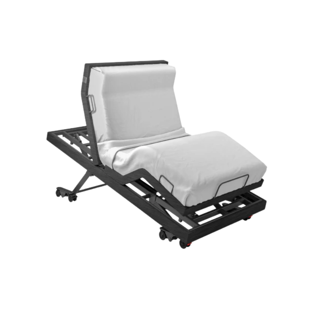 Aspire ComfiMotion Activ Care Ultra Low Bed Portobello Grey Long Single