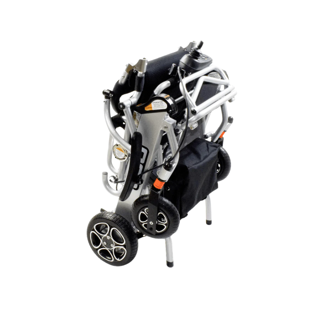 Pride iGo Folding Power Wheelchair Folded