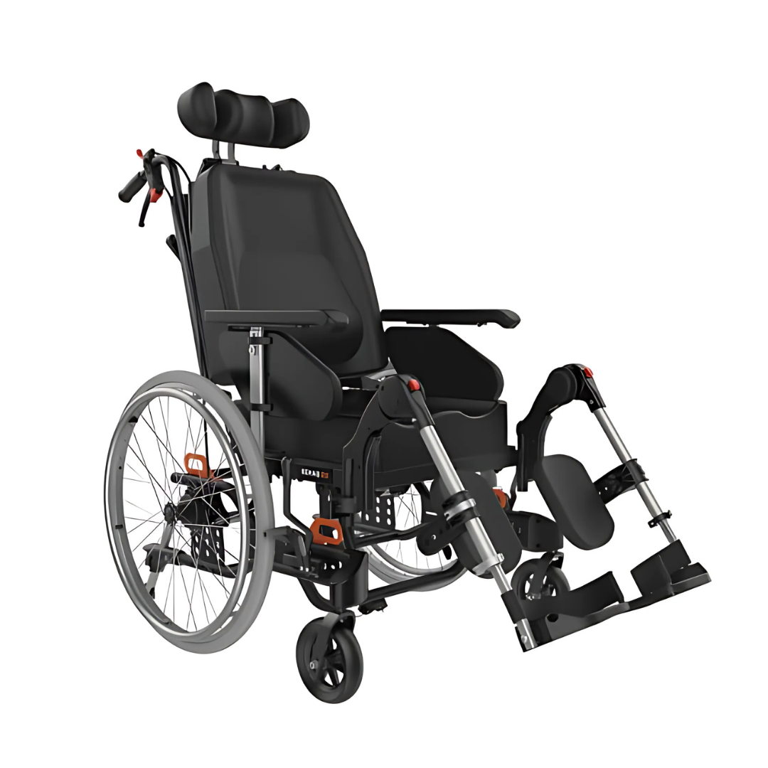 Aspire Rehab RX Advanced Tilt-in-Space Wheelchair – Adjustable 410-560mm Wide | NDIS Approved