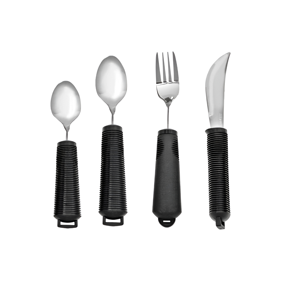 ADL Kitchen - Cutlery Bendable Utensils - Set of 4 (SuperGrip)