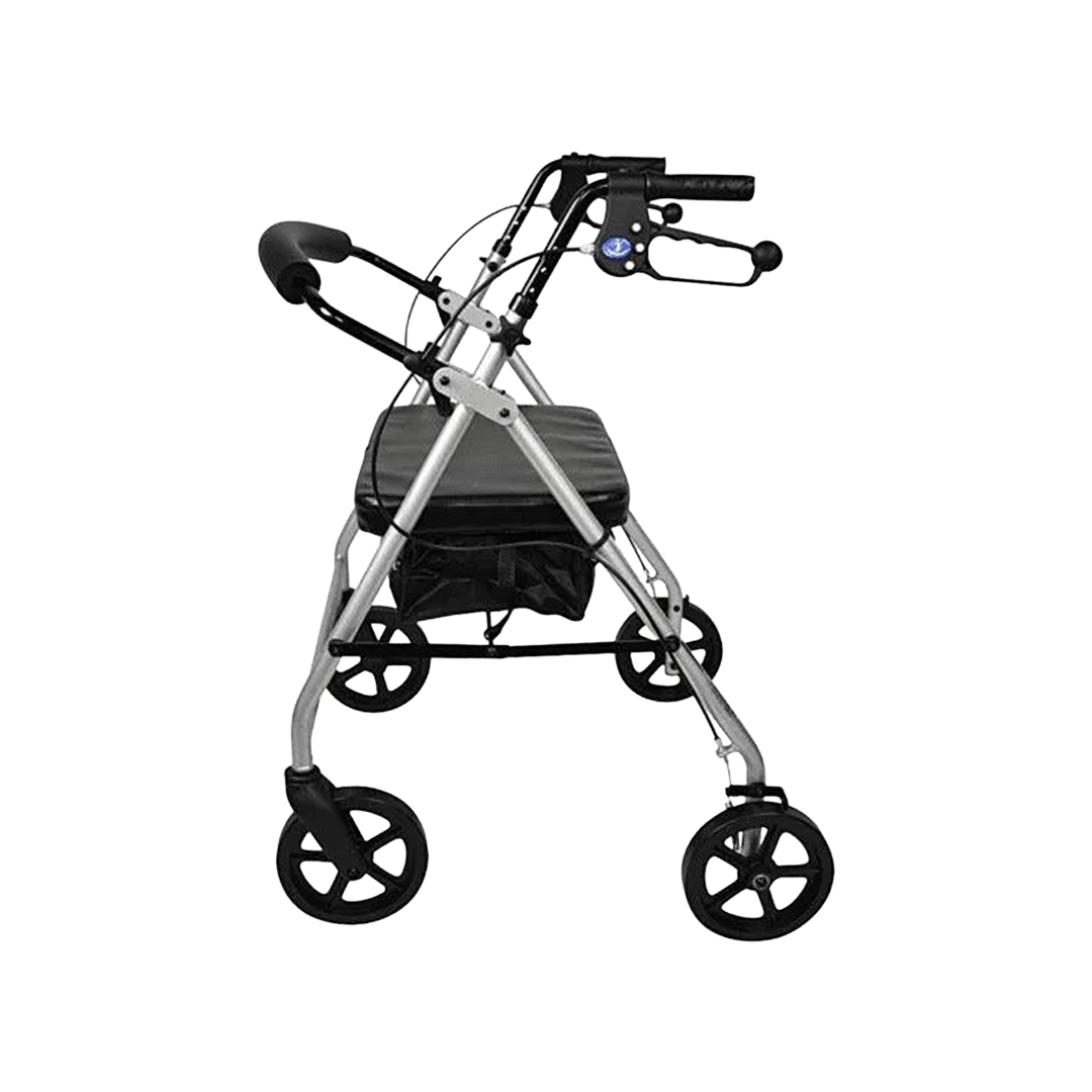 Aspire XL Seat Walker/Rollator Silver