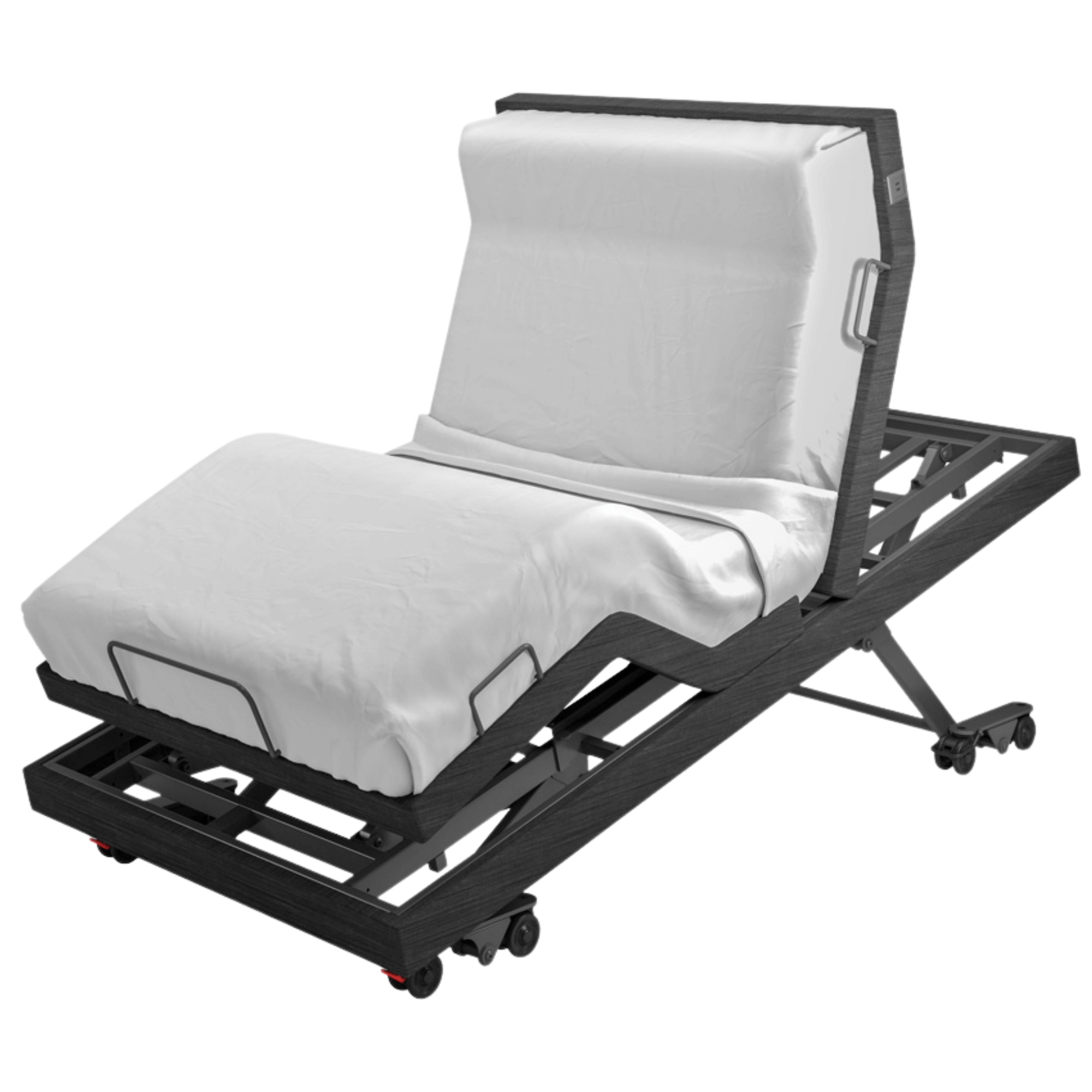 Aspire Comfimotion Activ Care Ultra Low Bed Portobello Grey Long Single Beds