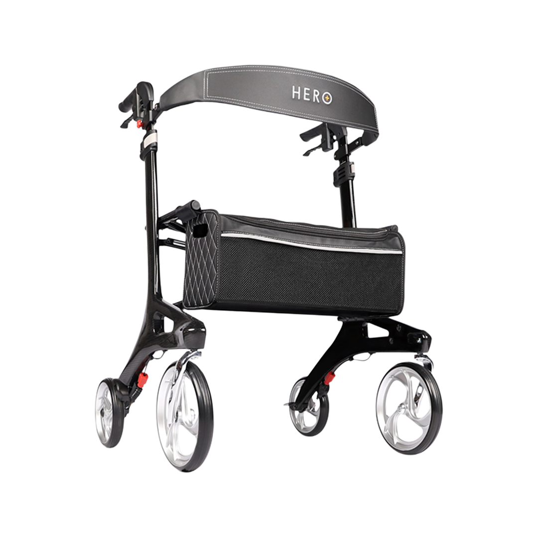 Hero Medical Euro Lite Seat Walker - Carbon Fibre