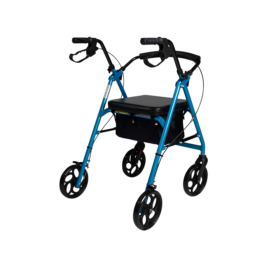 Hero Medical Quad Seat Walker - 8 inch wheels