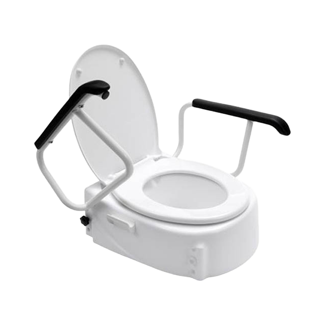 Hero Medical Raised Toilet Seat - Swing Back Arms