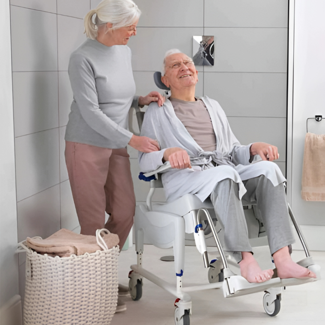 Hero Medical Shower Commode - Aquatec Ocean Ergo VIP Transit