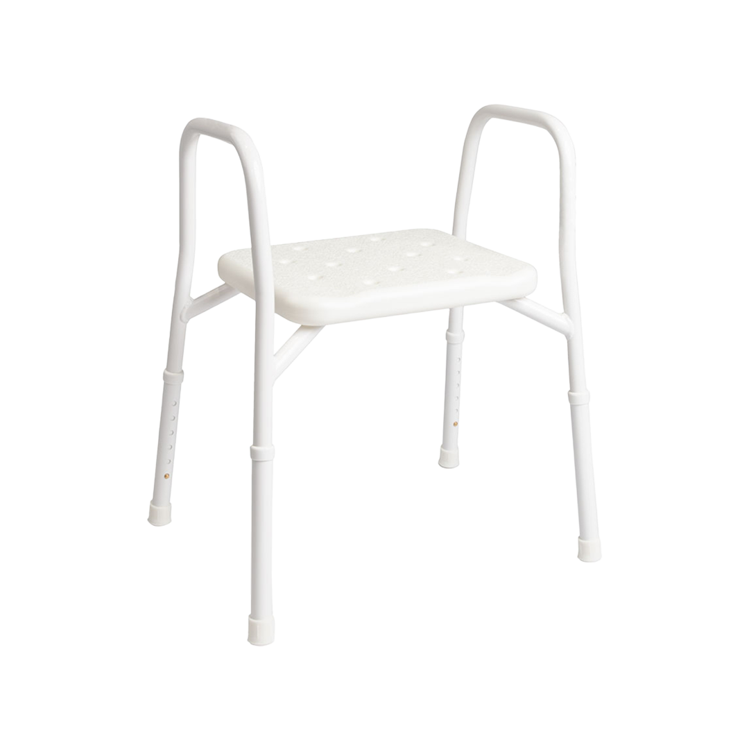 Hero Medical Shower Stool - Non Padded Aluminium Rust Free