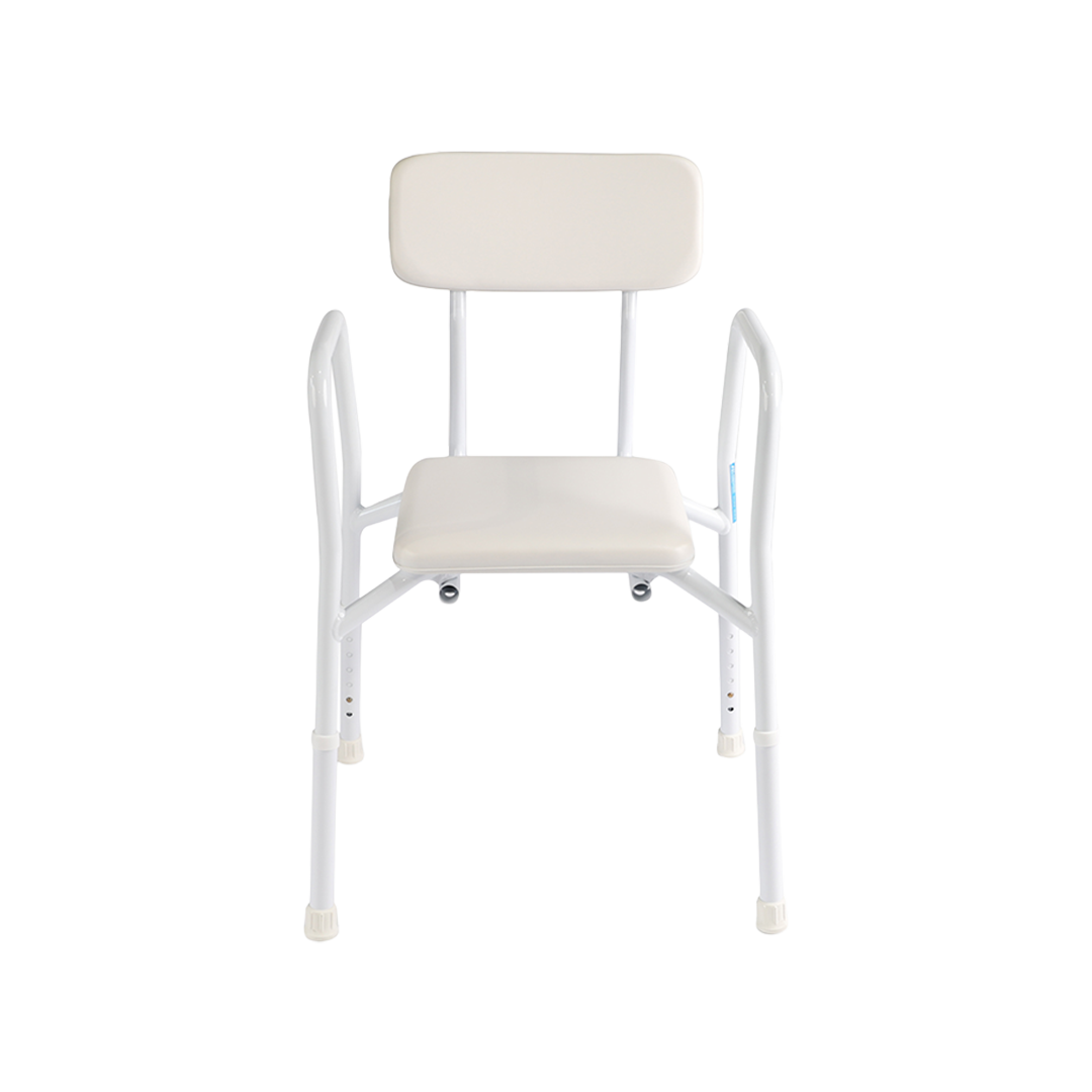 Hero Medical Shower Stool Padded Seat - Aluminium Rust Free