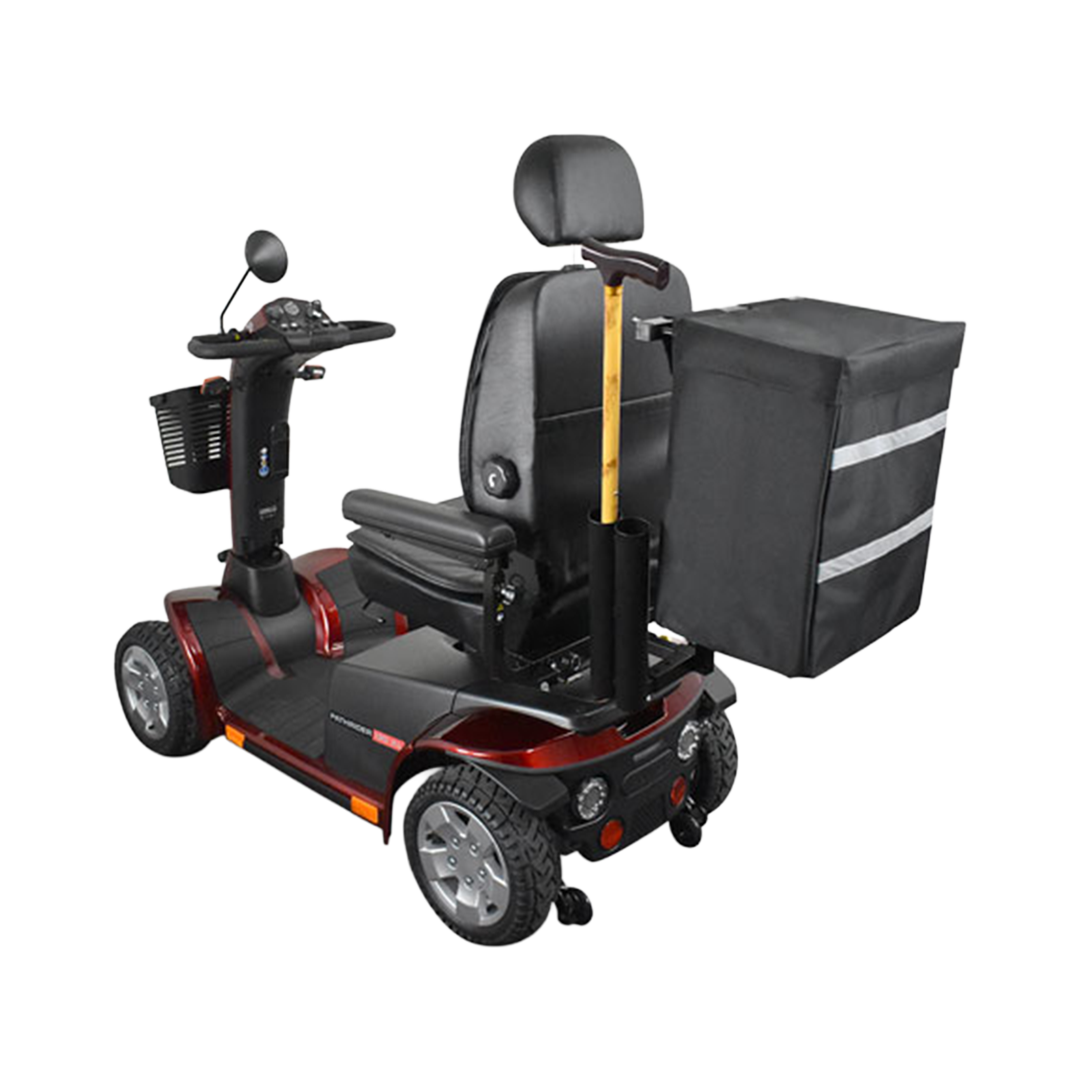 Mobility Scooter Bag (Rear) and Cane Holder