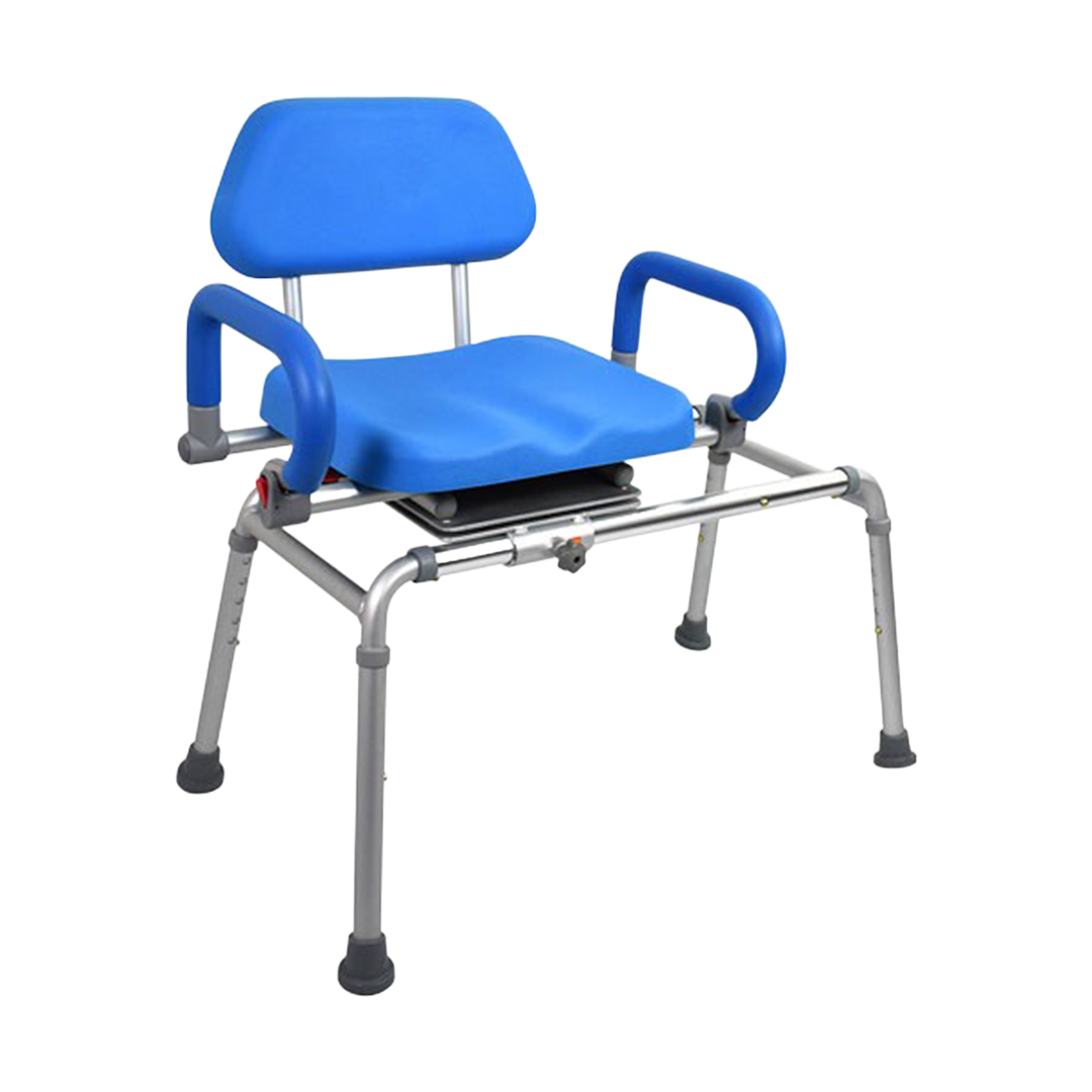 Royale Medical Transfer Bench - Royale Medical 51cm 130kg Sliding & Swivel Aluminium