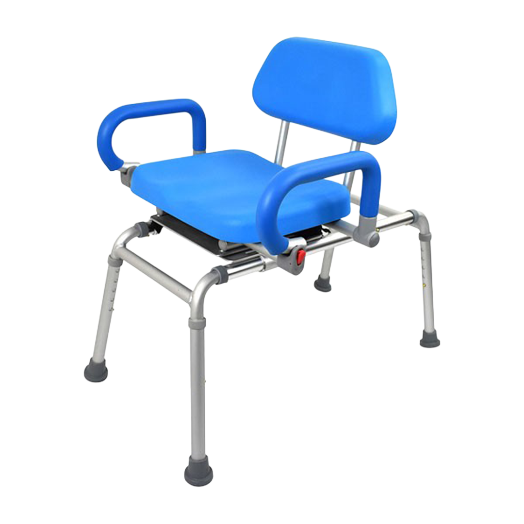 Royale Medical Transfer Bench - Royale Medical 51cm 130kg Sliding & Swivel Aluminium