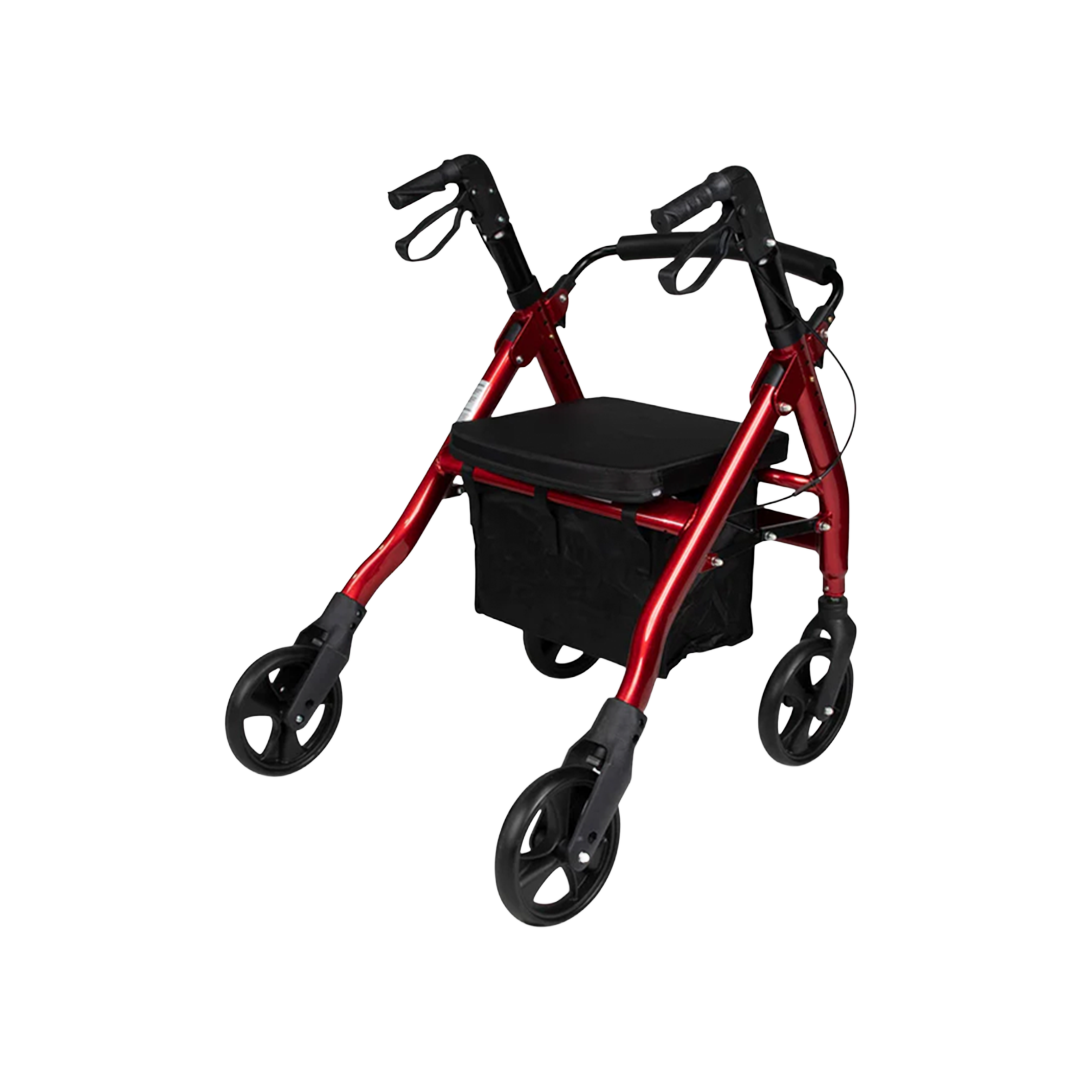 Seat Walker - 8 inch Premium Burgundy 200kg