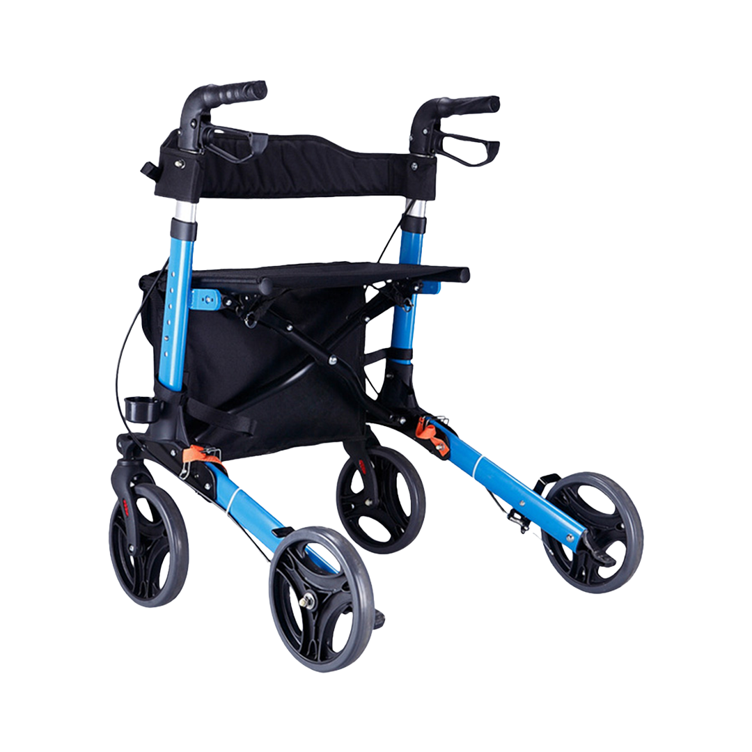 Travel Lite Portable Outdoor Seat Walker with Seat and Bag + Crutch Holder