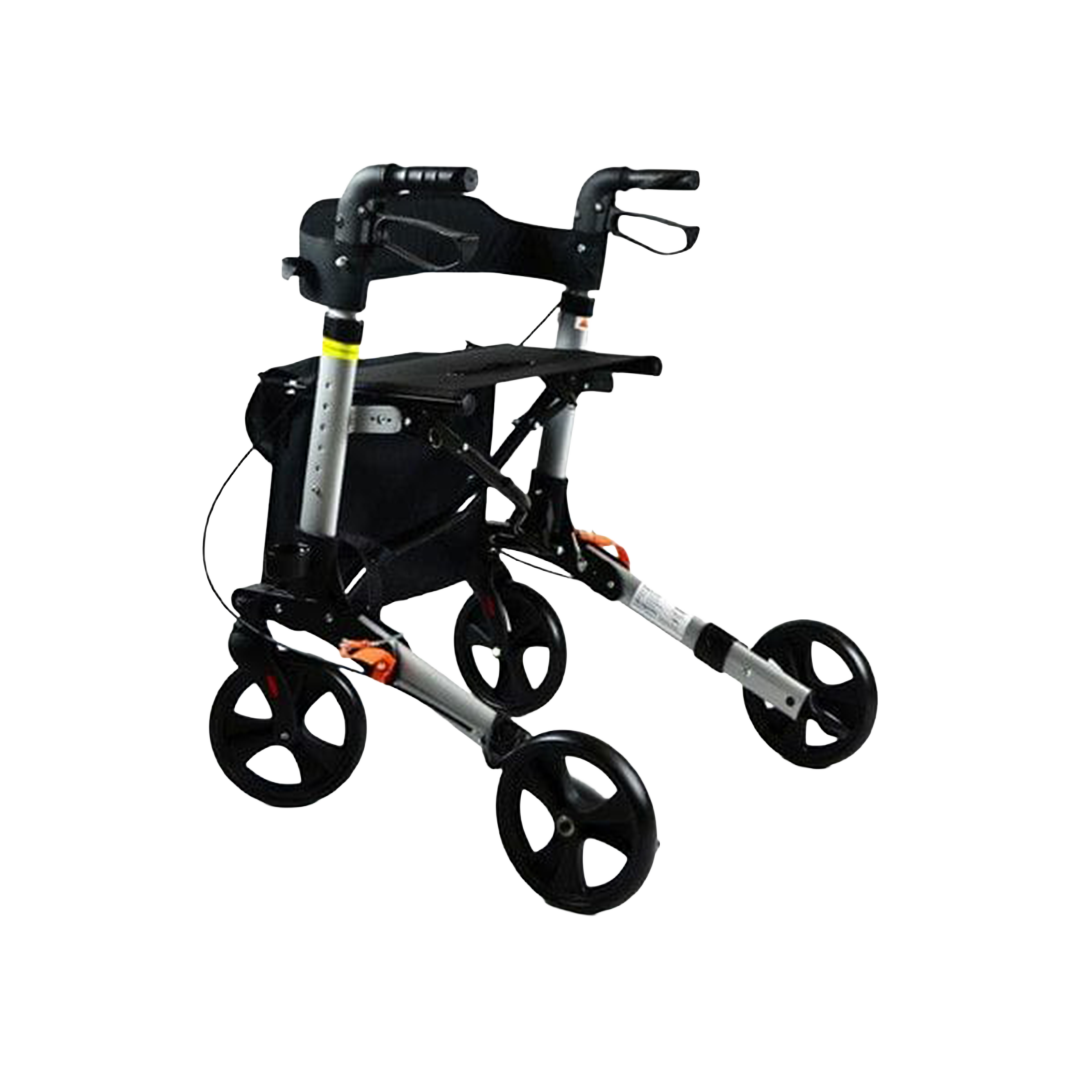 Travel Lite Portable Outdoor Seat Walker with Seat and Bag + Crutch Holder
