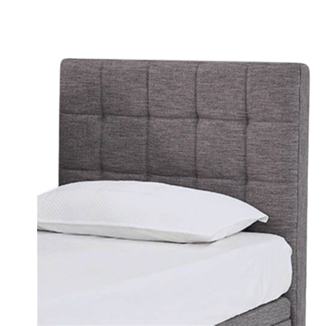 Aspire ComfiMotion Headboard Allure Portobello Grey Long Single