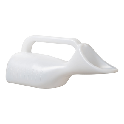 Aspire Female Urinal Cygnet with ergonomic, curved design and stable base, ideal for discreet, comfortable toileting support in home, hospital, or aged care environments.
