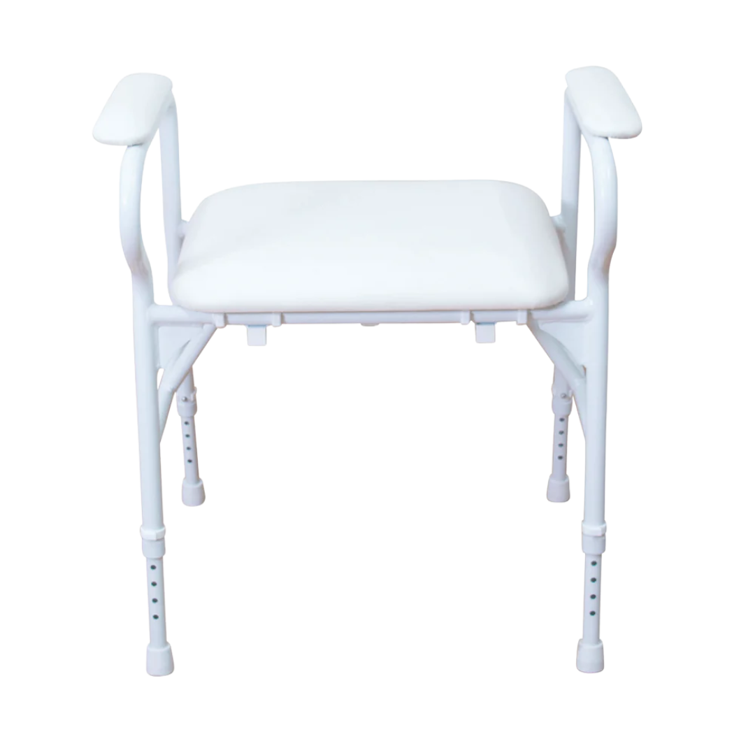 Aspire Shower Stool Maxi Adjustable – Extra-wide shower stool with adjustable height and non-slip feet