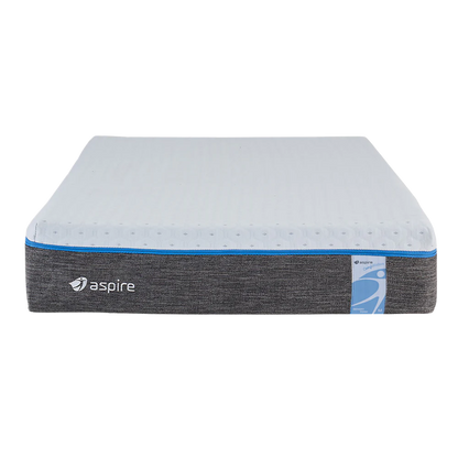 Aspire ComfiMotion Memory Foam Mattress Portobello Grey Sides King Single