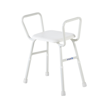 Aspire Shower Stool with Padded Seat Steel
