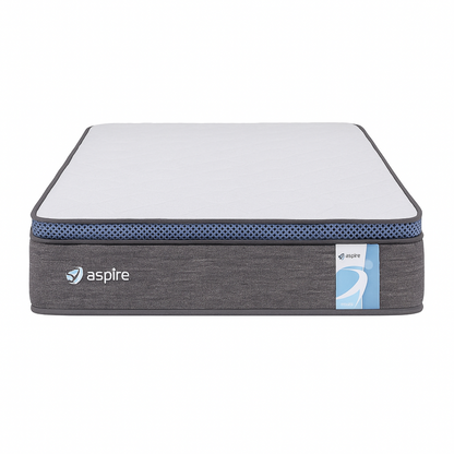 Aspire ComfiMotion Pocket Spring Mattress Portabello Grey Sides