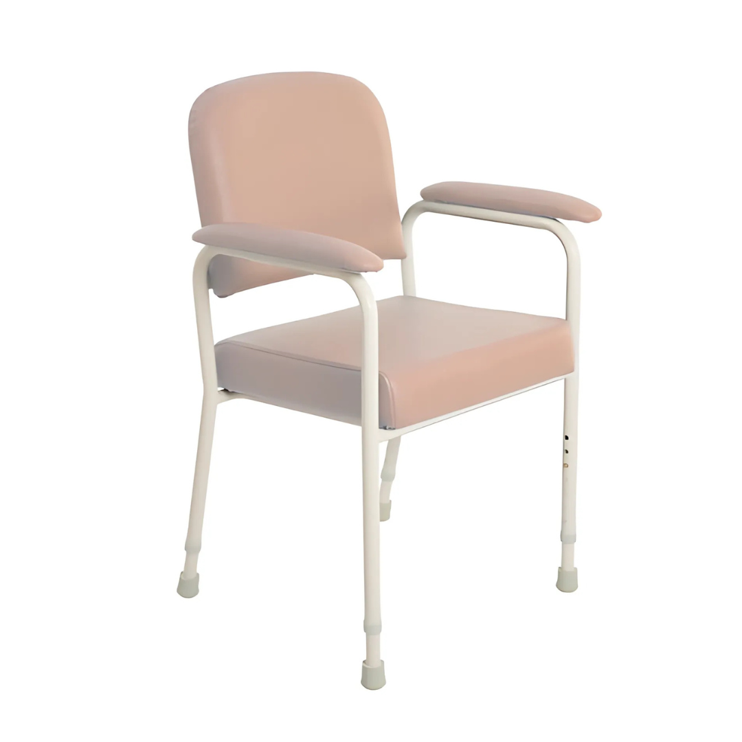 Aspire Low Back Classic Day Chair – Adjustable Height Medical Chair with Padded Seat & Back Support