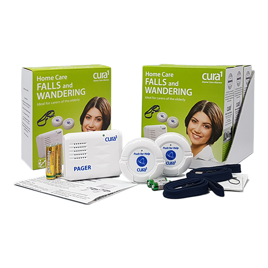 Cura1 Wireless Call Buttons with Caregiver Pager