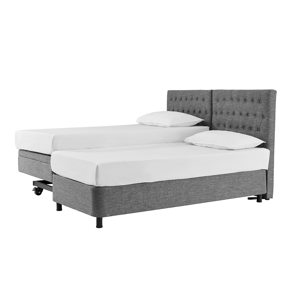 Aspire ComfiMotion Fixed Companion Suits Care & Luxe Portobello Grey Long Single