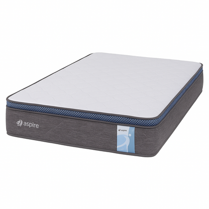 Aspire ComfiMotion Pocket Spring Mattress Portabello Grey Sides