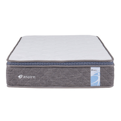 Aspire ComfiMotion Pocket Spring Mattress Portabello Grey Sides