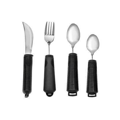 ADL Kitchen - Cutlery Bendable Utensils - Set of 4 (SuperGrip)