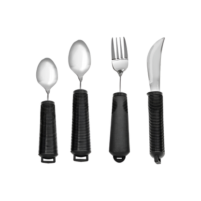 ADL Kitchen - Cutlery Bendable Utensils - Set of 4 (SuperGrip)