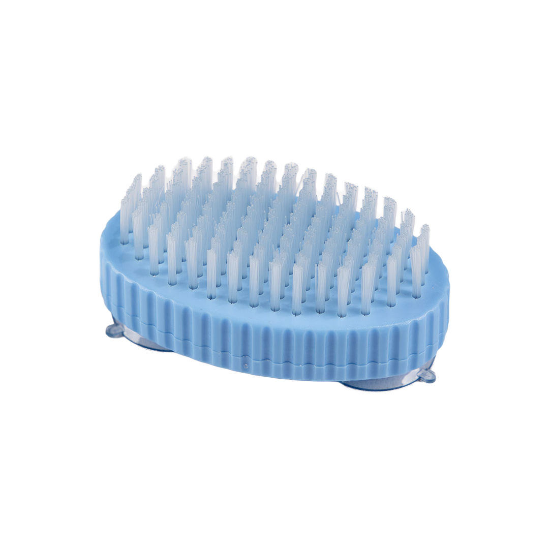Nail and Denture Brush with Suction Caps