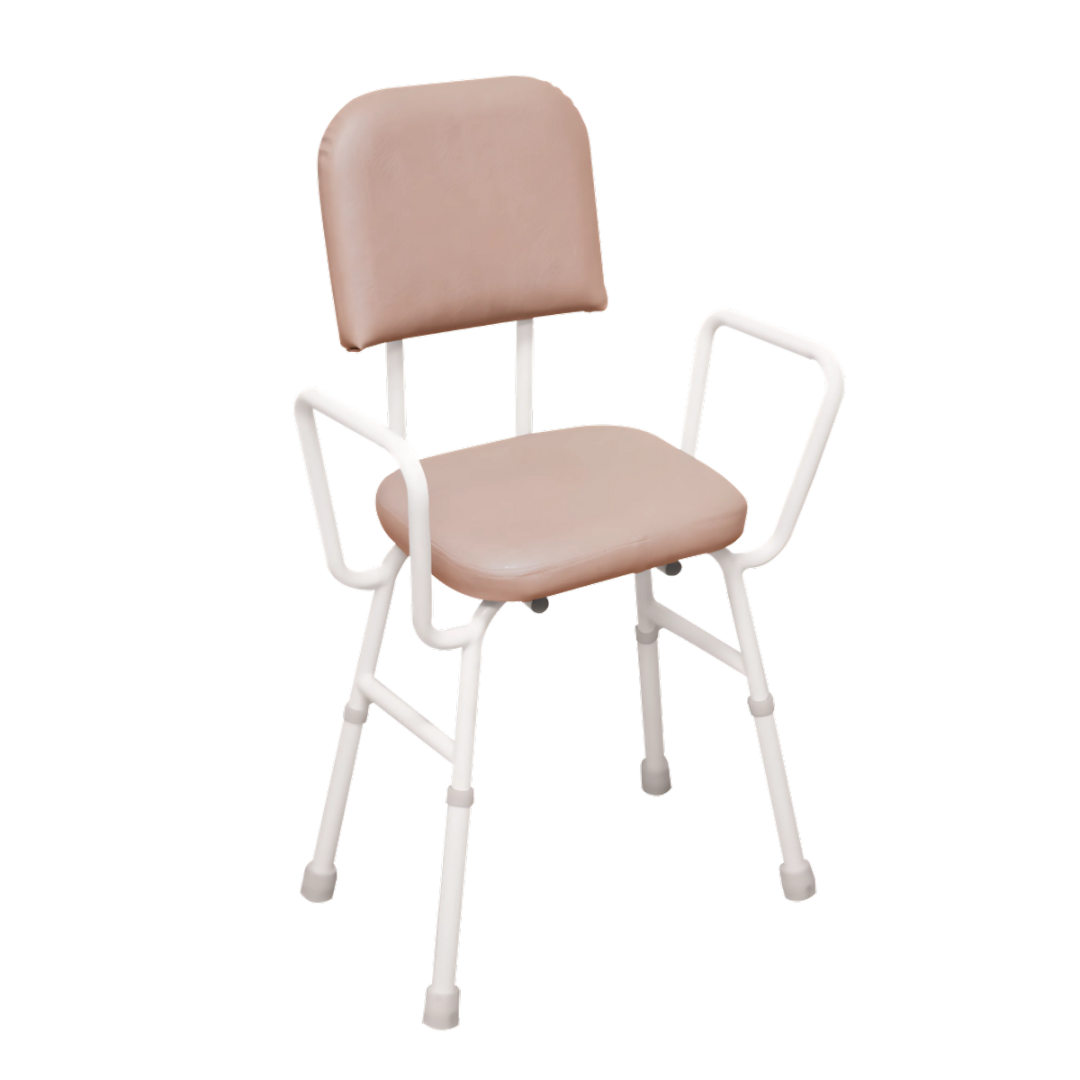 Aspire Kitchen/Perching Stool Champagne Vinyl