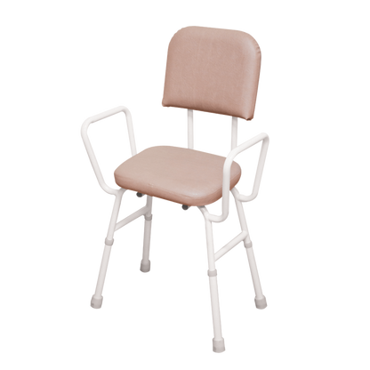 Aspire Kitchen/Perching Stool Champagne Vinyl