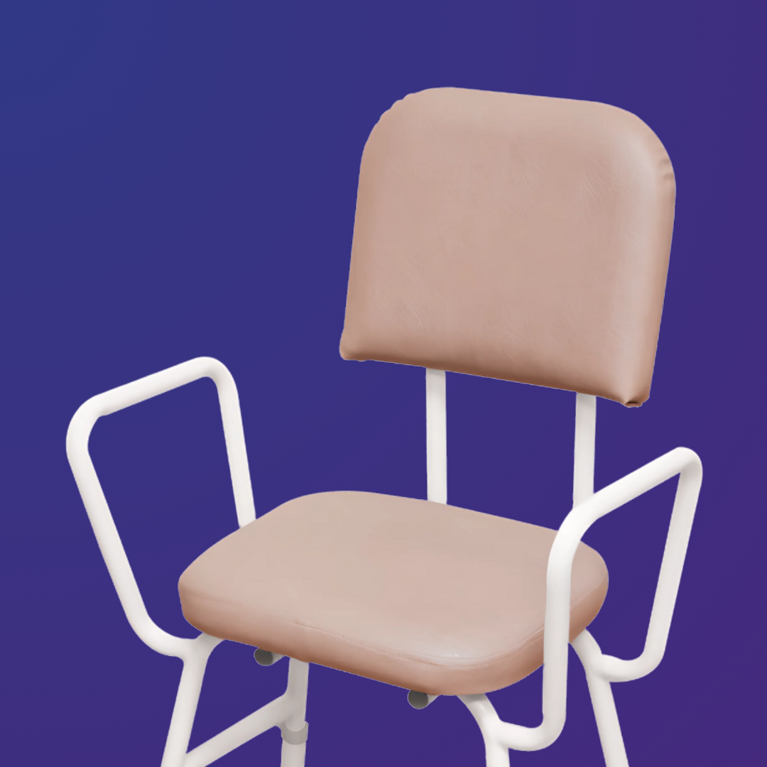 Aspire Kitchen/Perching Stool Champagne Vinyl