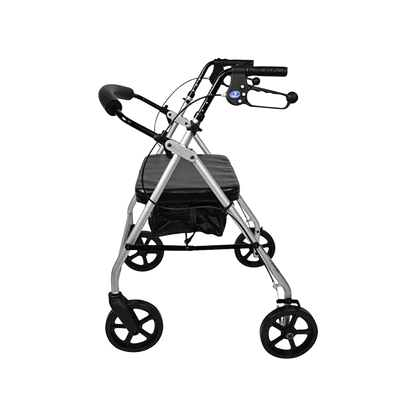 Aspire XL Seat Walker/Rollator Silver