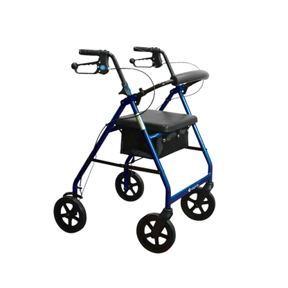 Aspire Mini Seat Walker 6’ Wheels Blue / Each Walking Aids