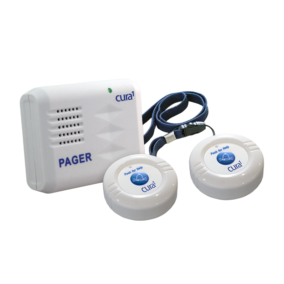 Cura1 Wireless Call Buttons with Caregiver Pager