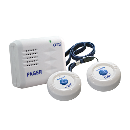 Cura1 Wireless Call Buttons with Caregiver Pager