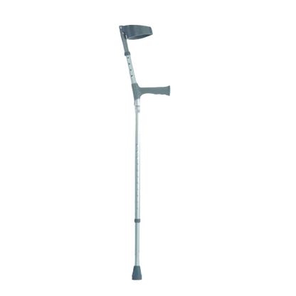 Pair of adjustable Forearm Crutches with ergonomic hand grips, forearm cuffs, and rubber tips, designed for safe, stable mobility during recovery or daily use.