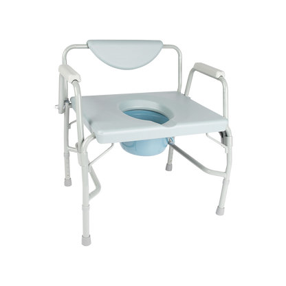 Hero Medical 3 in 1 - Bariatric Drop Arm Commode Chair with Bowl and Lid