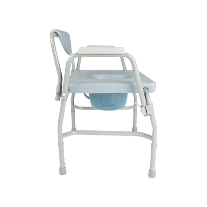 Hero Medical 3 in 1 - Bariatric Drop Arm Commode Chair with Bowl and Lid