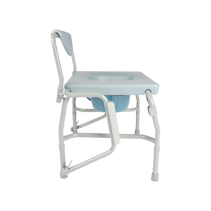 Hero Medical 3 in 1 - Bariatric Drop Arm Commode Chair with Bowl and Lid