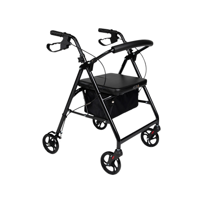 Hero Medical 4-Wheeled Mobility Walker - Walking Frame with Rollator
