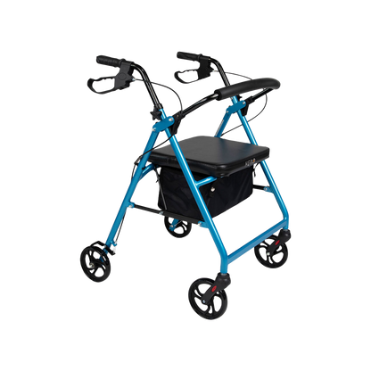 Hero Medical 4-Wheeled Mobility Walker - Walking Frame with Rollator
