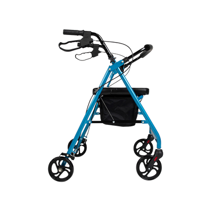 Hero Medical 4-Wheeled Mobility Walker - Walking Frame with Rollator