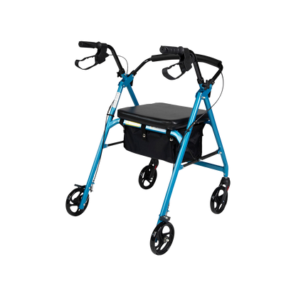 Hero Medical 4-Wheeled Mobility Walker - Walking Frame with Rollator