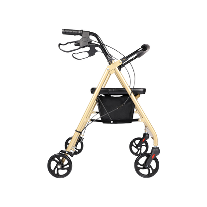 Hero Medical 4-Wheeled Mobility Walker - Walking Frame with Rollator