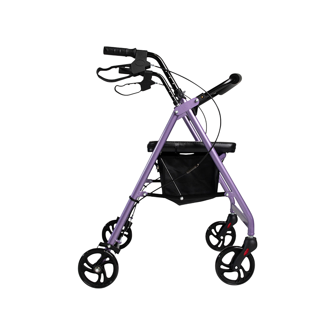 Hero Medical 4-Wheeled Mobility Walker - Walking Frame with Rollator