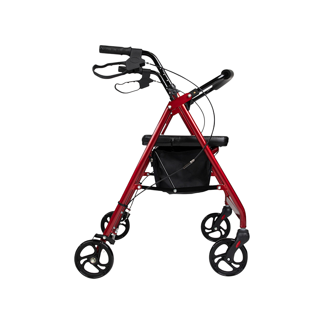 Hero Medical 4-Wheeled Mobility Walker - Walking Frame with Rollator